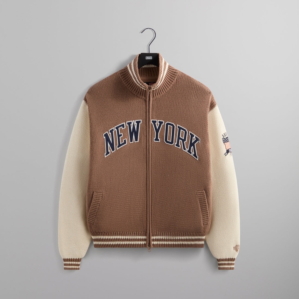 Kith & AVIREX for the New York Knicks Wings Wyona Full Zip Sweater Men’s Size XL